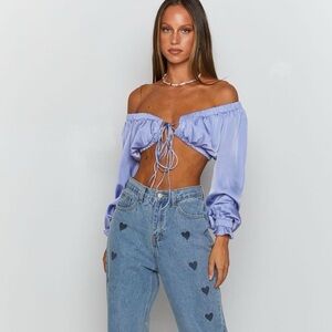 Beginning Boutique Off Shoulder Top